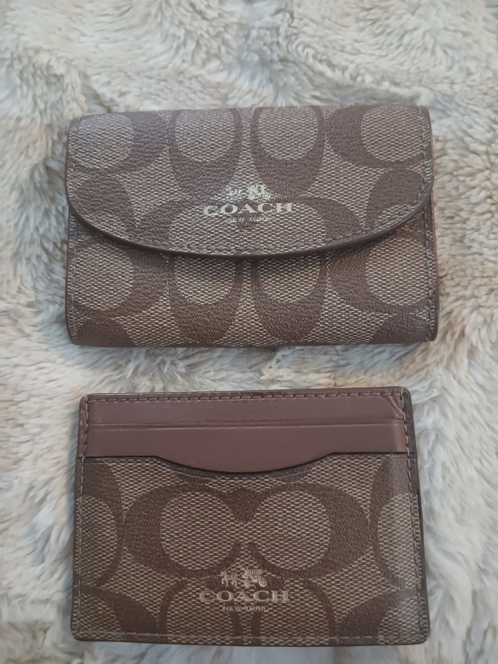Coach Card Holder & Key Case